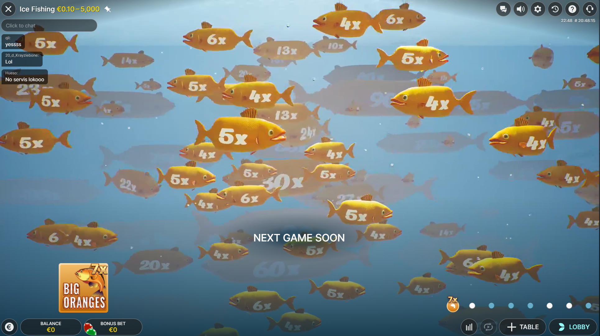 Segmentos e vitórias – Ice Fishing Live